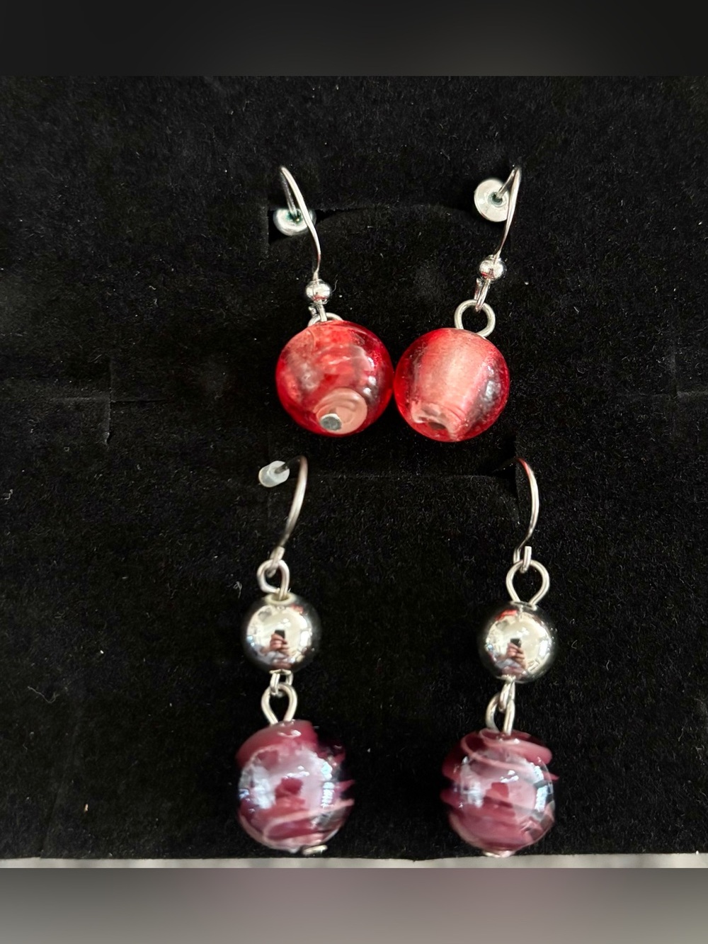 Handmade Beaded Earring Set - Picture 4 of 5